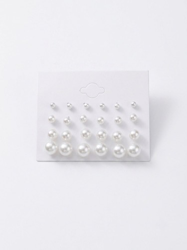 Ohrringe perlen ohrstecker set - perlen,