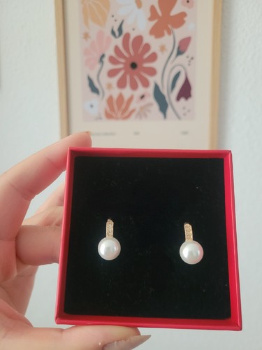 Perlen earrings strasssteine - earrings,