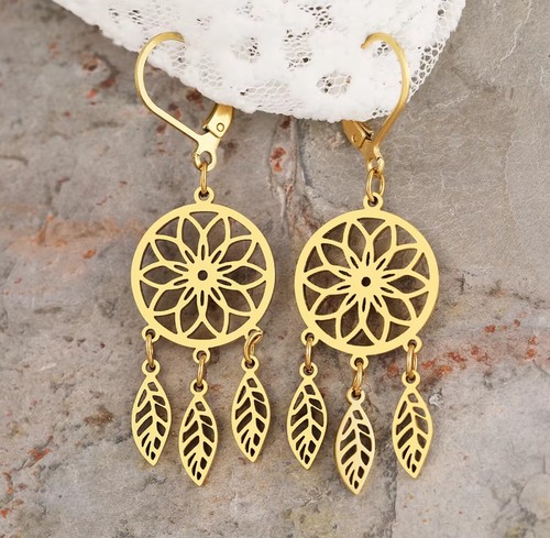Zirkonia ohrringe blume - zirkonia,