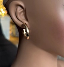 Runde Hoops Ohrringe Creolen