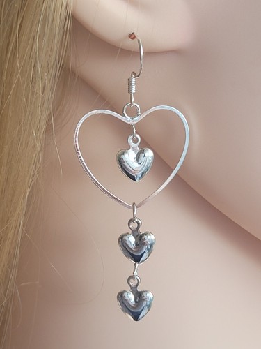 Lange ohrhänger 925 sterling - ohrhänger,