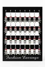 16 Paar Ohrringe hängende