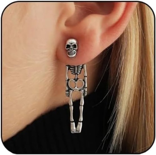 Halloween ohrringe totenkopf - halloween,