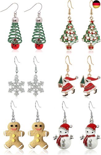 Ohrringe weihnachten set - ohrringe, 6