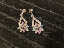 Ohrringe Silber echte Steine